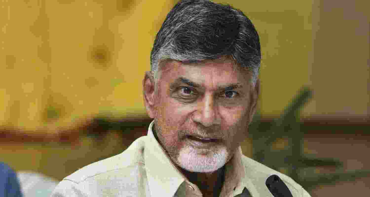 Andhra Pradesh CM N Chandrababu Naidu - file image. Andhra Pradesh CM N Chandrababu Naidu - file image.