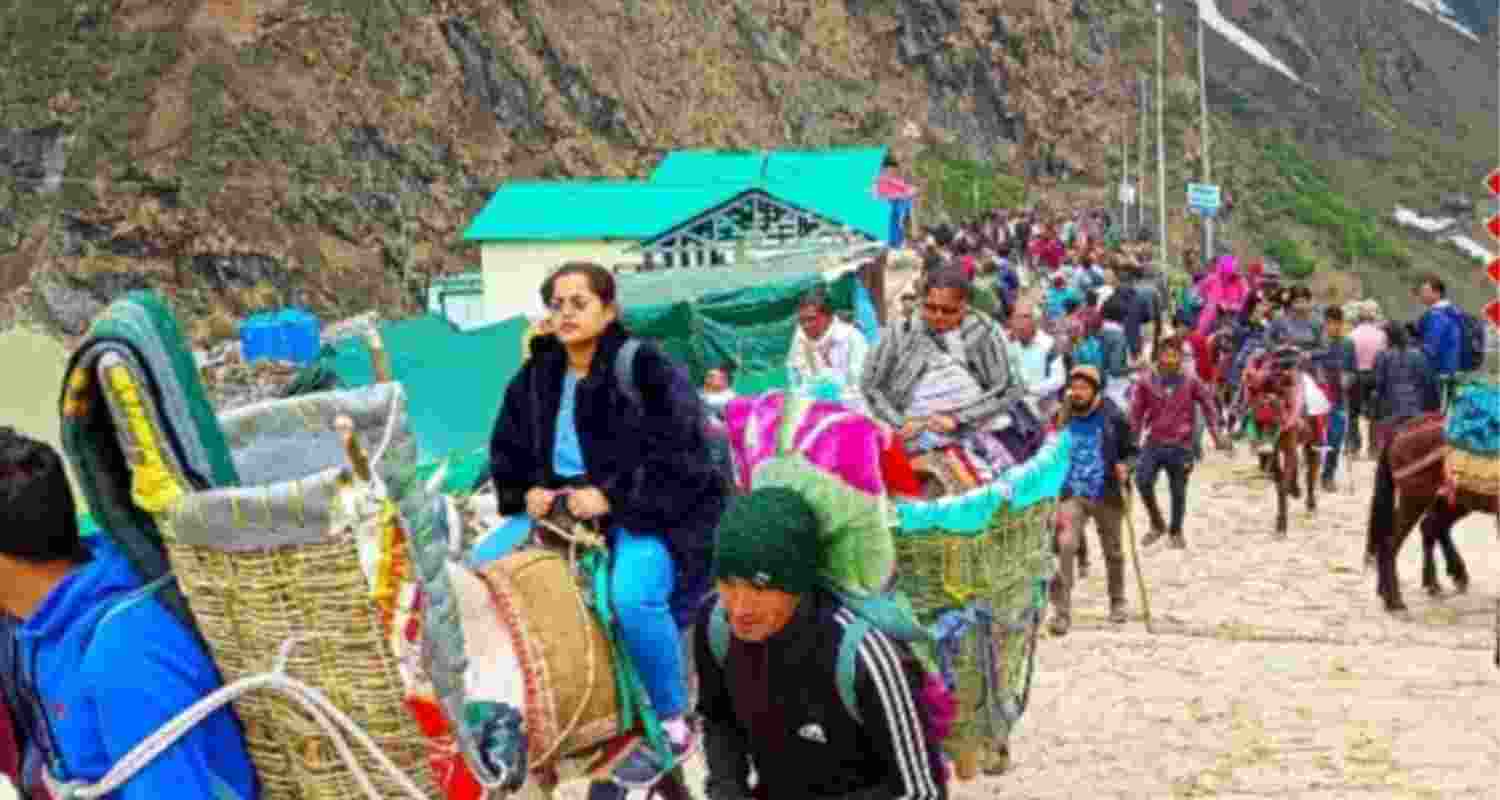 Chardham Yatra put on hold for heavy rainfall alert Chardham Yatra put on hold for heavy rainfall alert