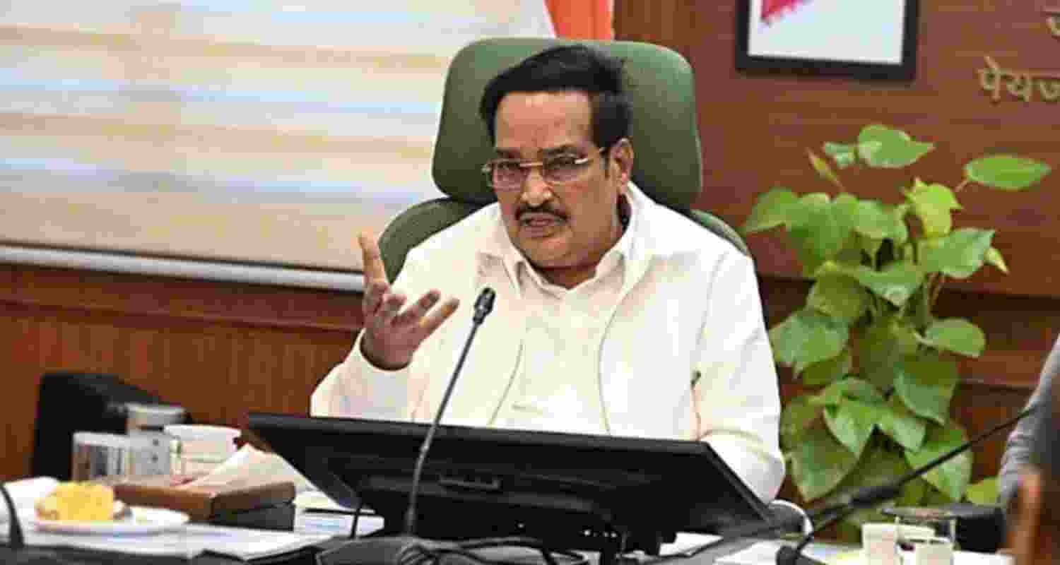 Union Jal Shakti Minister CR Patil. 