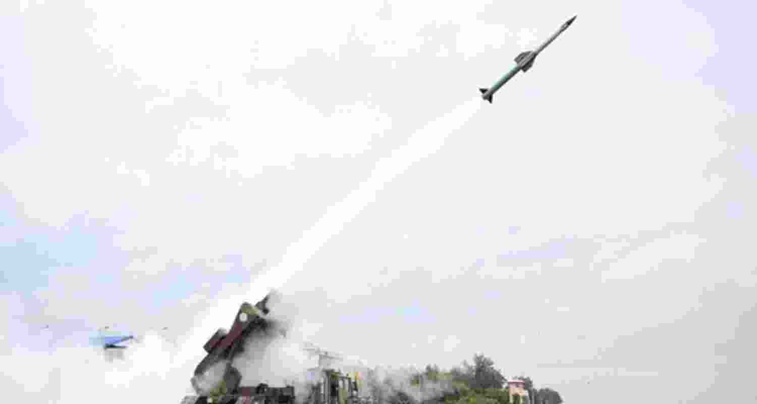 The air-defence system has been developed by the DRDO, announced Rajnath Singh. The air-defence system has been developed by the DRDO, announced Rajnath Singh.