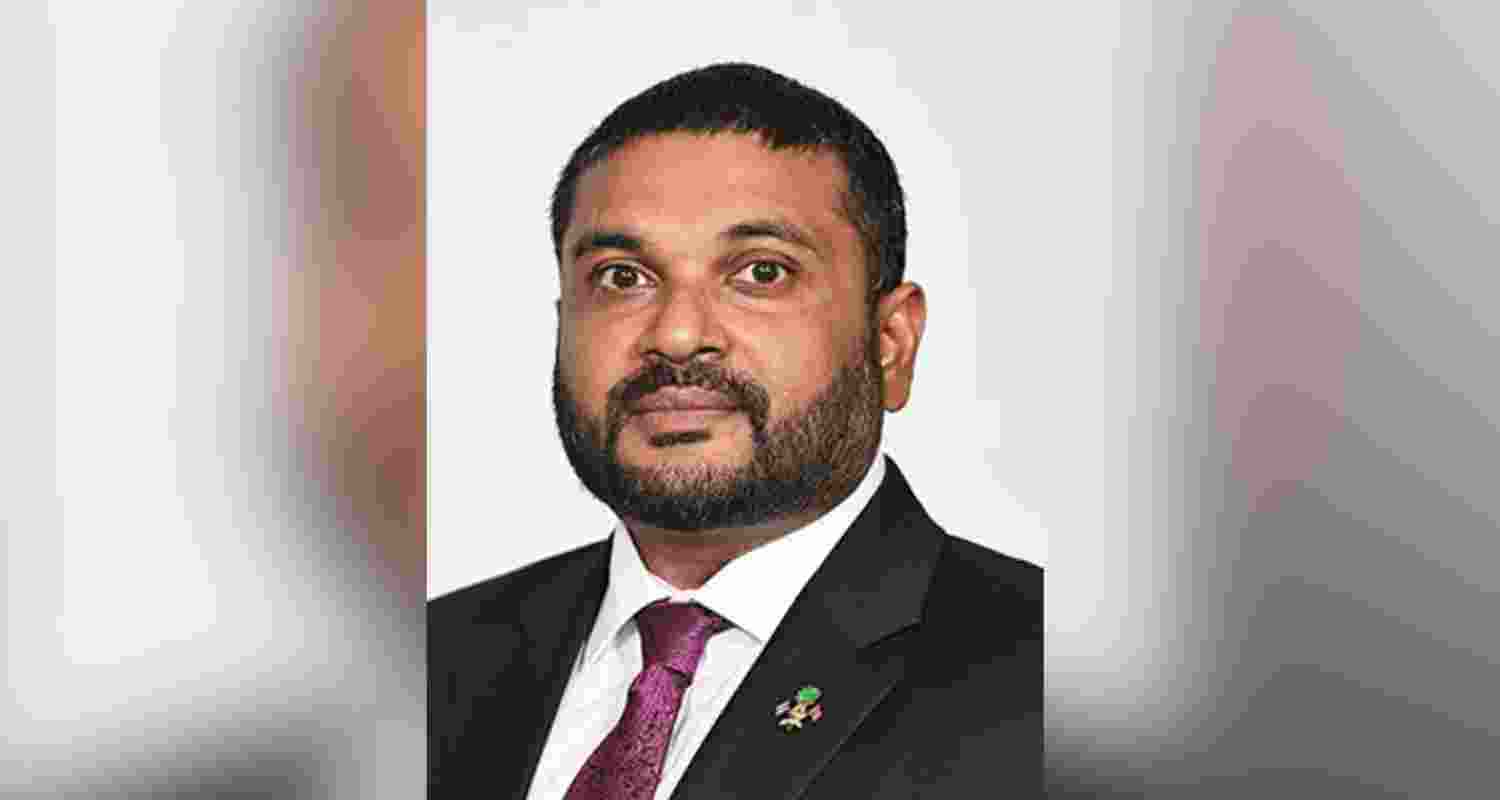 Maldives' Defence Minister Mohammed Ghassan Maumoon. 