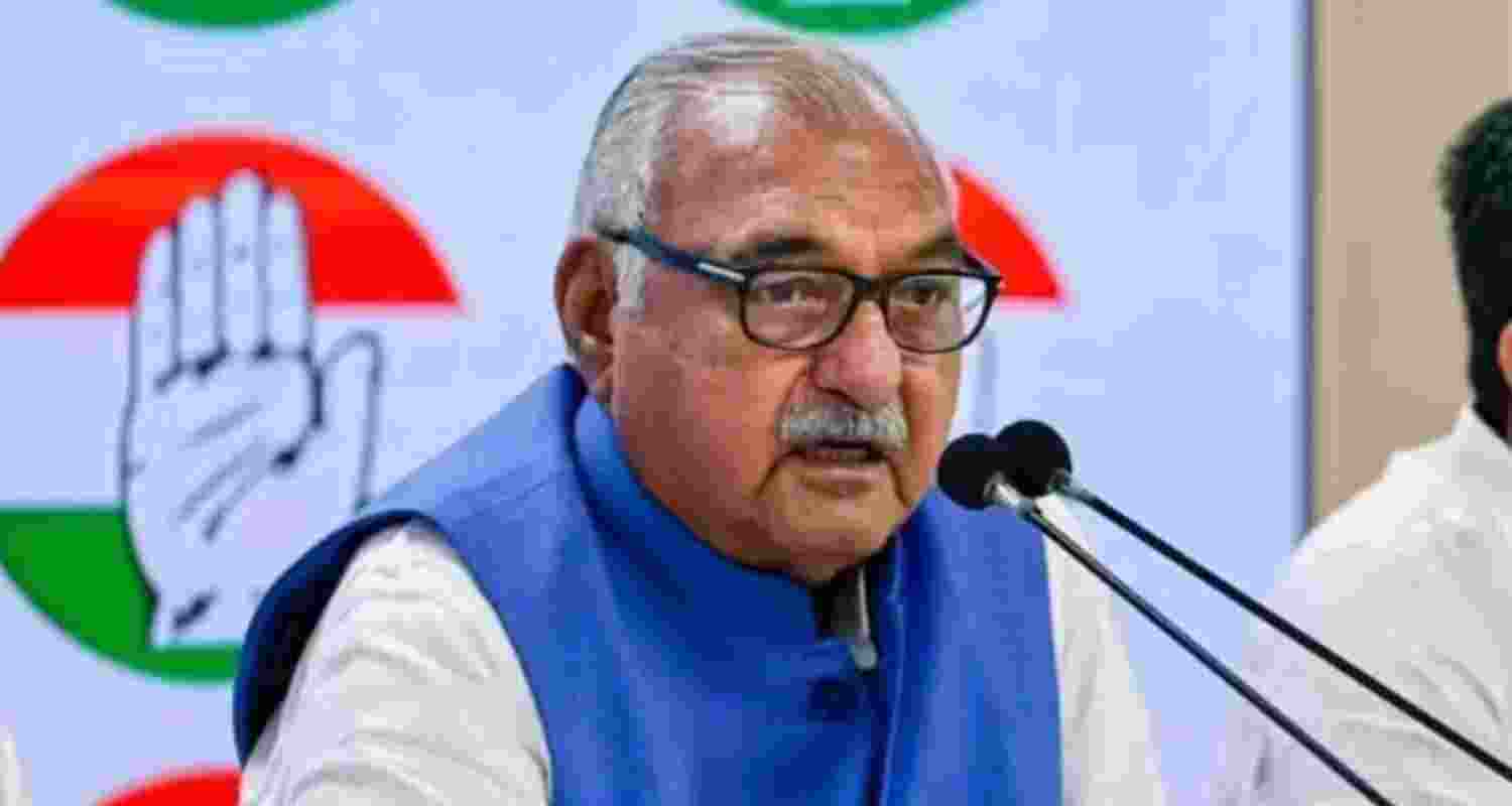 Former chief minister Bhupinder Singh Hooda.