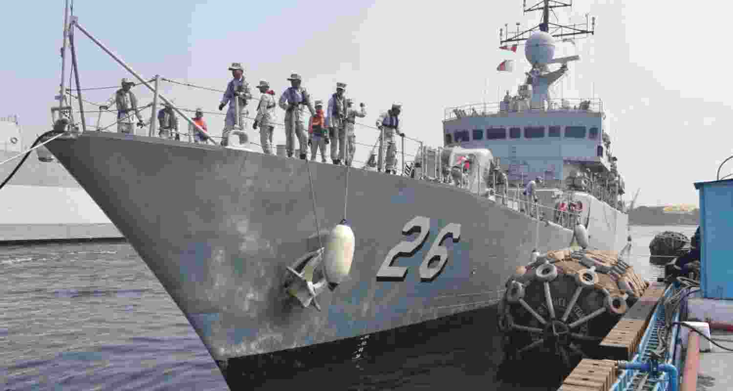 Indian Naval Ship Kiltan and Royal Malaysian Ship KD Lekir engage in joint maritime exercises during the Samudra Laksamana exercise off Visakhapatnam. Indian Naval Ship Kiltan and Royal Malaysian Ship KD Lekir engage in joint maritime exercises during the Samudra Laksamana exercise off Visakhapatnam.