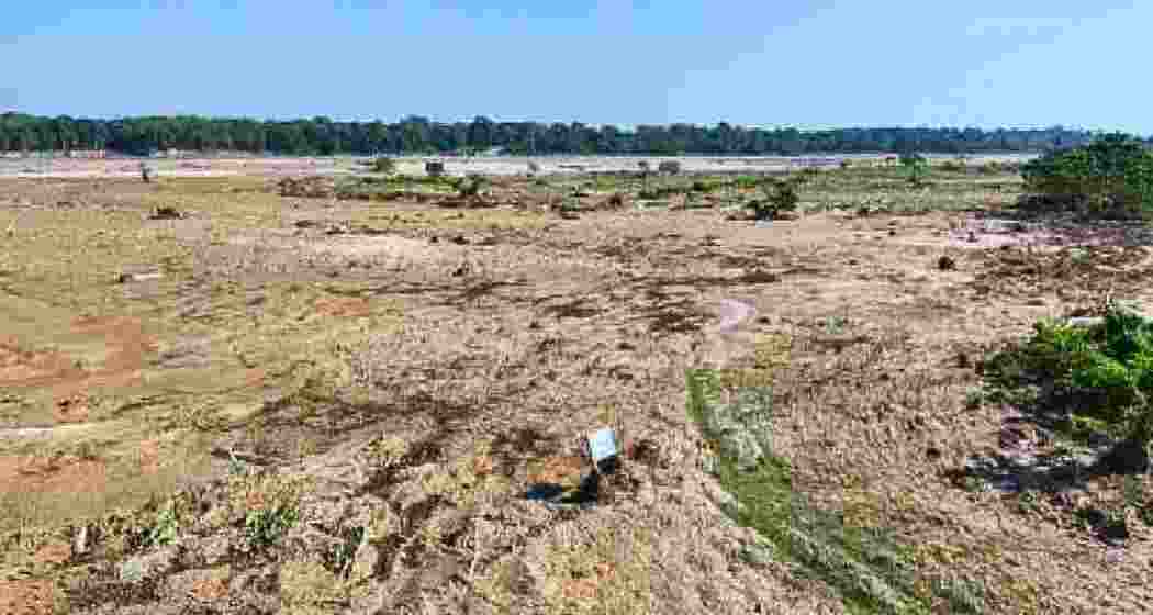 Grasslands at Jaldapara National Park buried under silt after recent floods, forcing wildlife to venture into nearby villages. Image: Bengal Forest Department. Grasslands at Jaldapara National Park buried under silt after recent floods, forcing wildlife to venture into nearby villages. Image: Bengal Forest Department.
