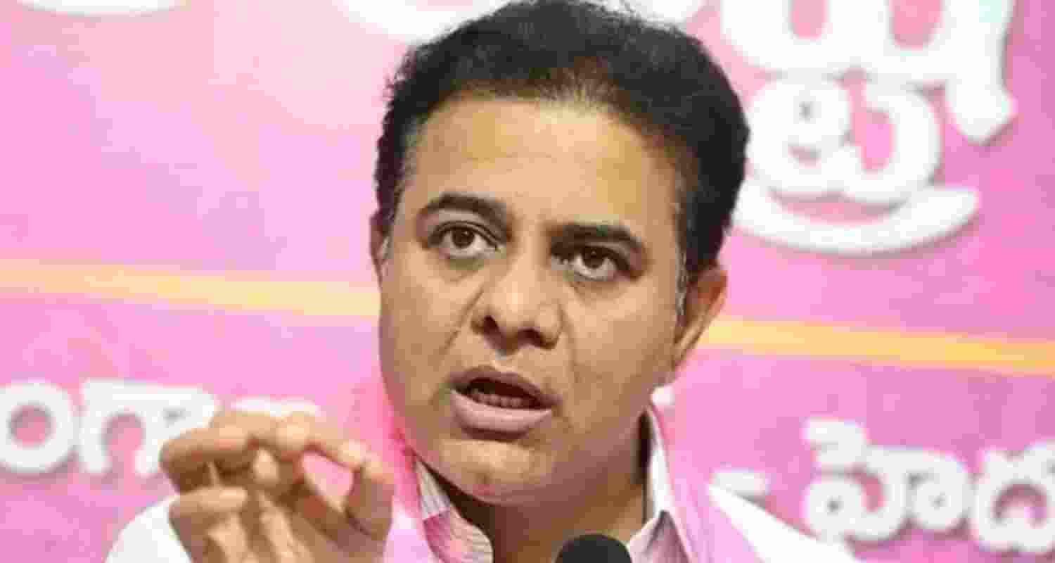 Bharat Rashtra Samithi working president KT Rama Rao - file image. Bharat Rashtra Samithi working president KT Rama Rao - file image.