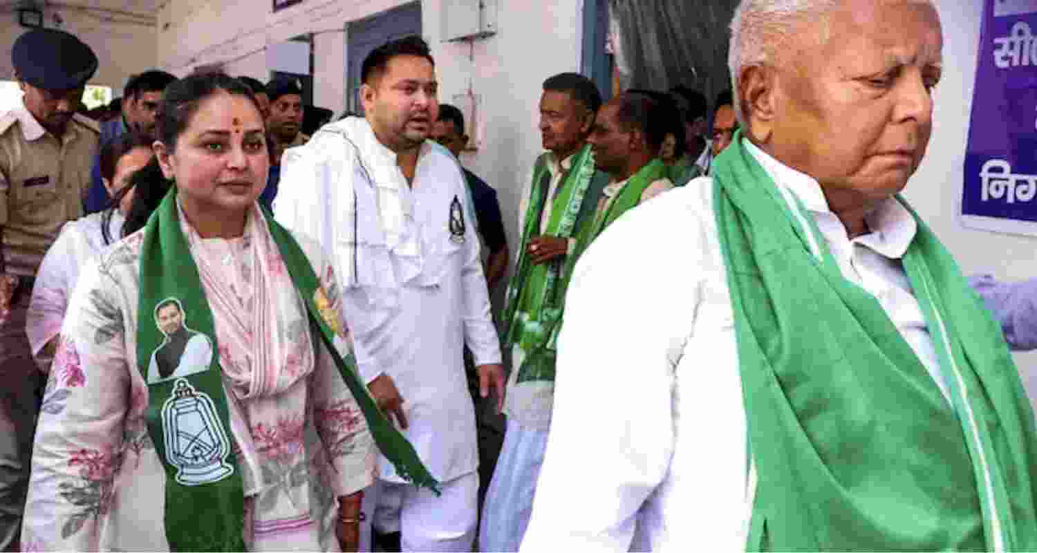 Rohini Acharya announced her exit from politics and said she was "disowning" her family.