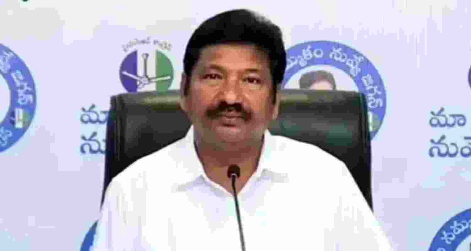 Senior YSRCP leader Jogi Ramesh - file image.