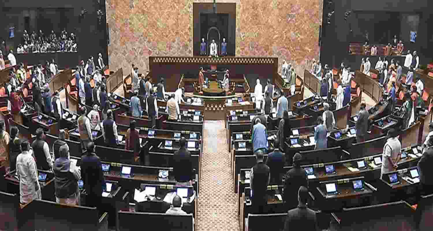 Visual from Lok Sabha.