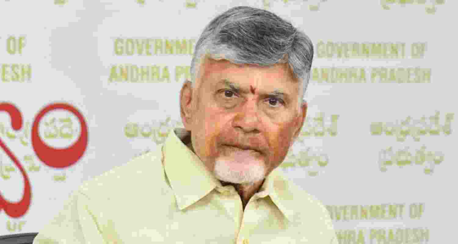 Andhra Pradesh Chief Minister N Chandrababu Naidu - file image.