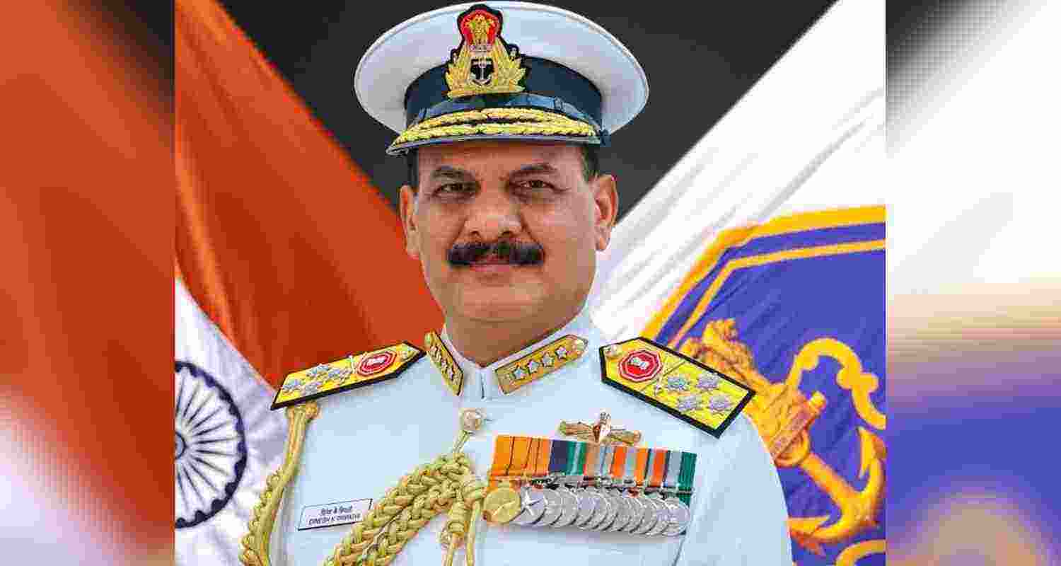 Navy Chief Admiral Dinesh K Tripathi begins a six-day US visit