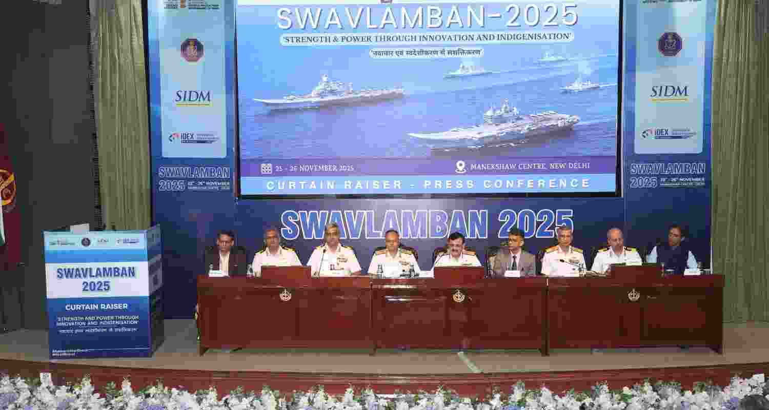 Curtain Raiser Press Conference for the fourth edition of Indian Navy’s Naval Innovation and Indigenisation Organisation (NIIO) Seminar - Swavlamban 2025. 