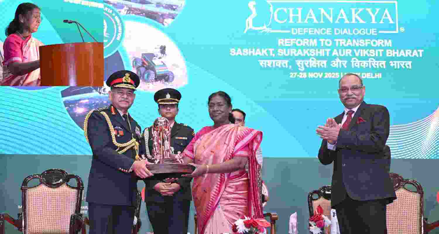 President Murmu hails Operation Sindoor as a defining moment in India’s counter-terror strategy. She was speaking at the Chanakya Defence Dialogue. 