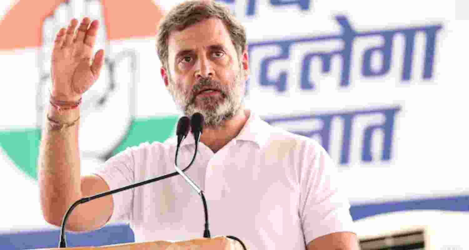 A file photo of Rahul Gandhi.