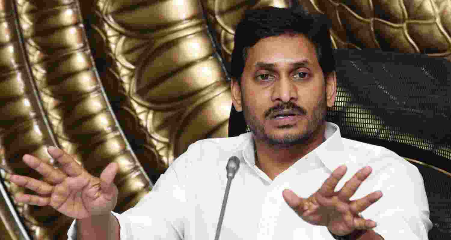 Former Andhra Pradesh chief minister Y.S. Jagan Mohan Reddy.