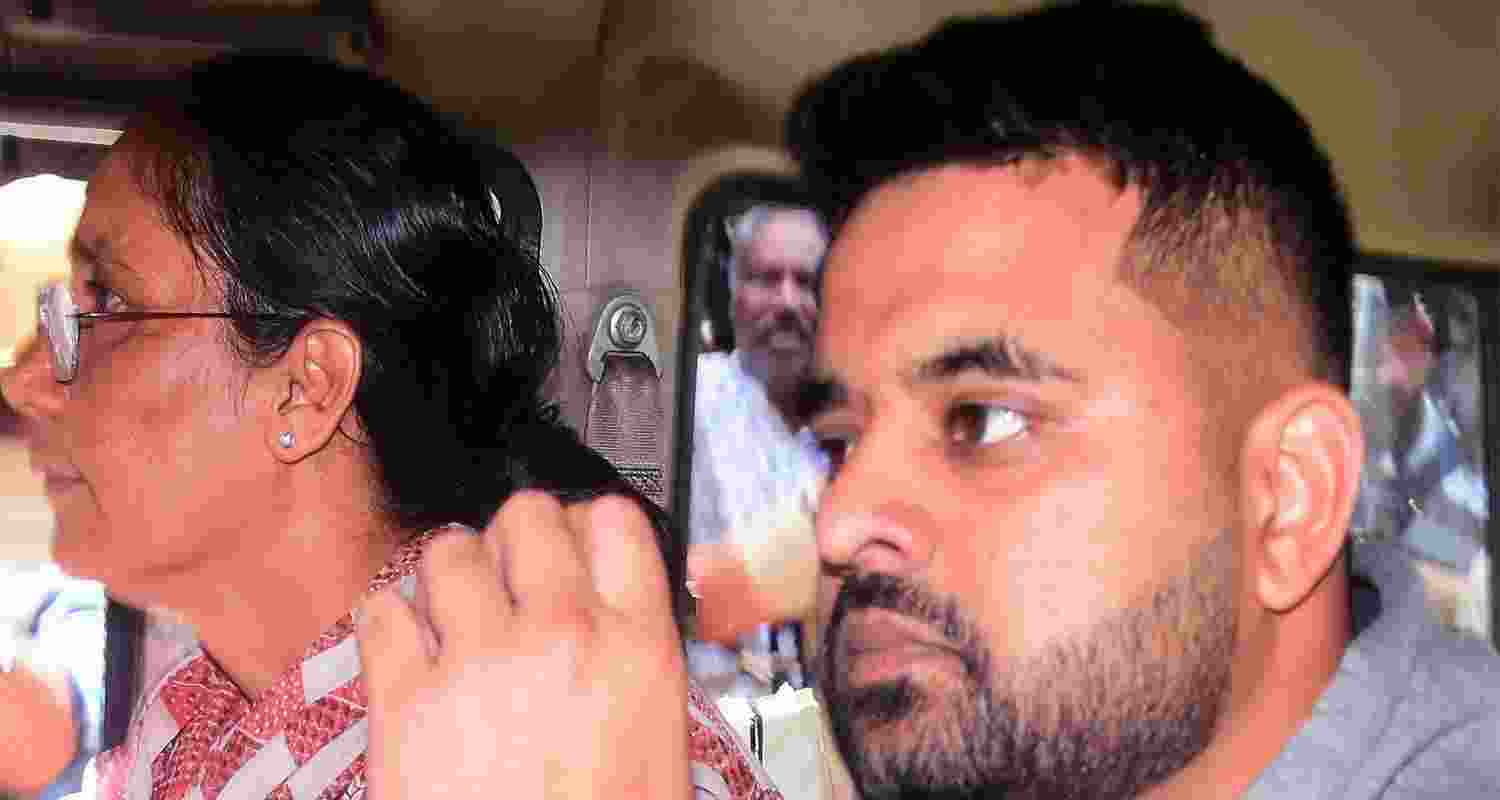 A file photo of former Karnataka MP Prajwal Revanna.