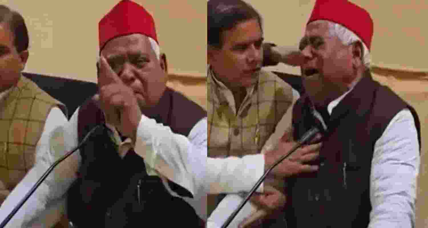 SP MP breaks down during PC on Dalit woman's death in Ayodhya