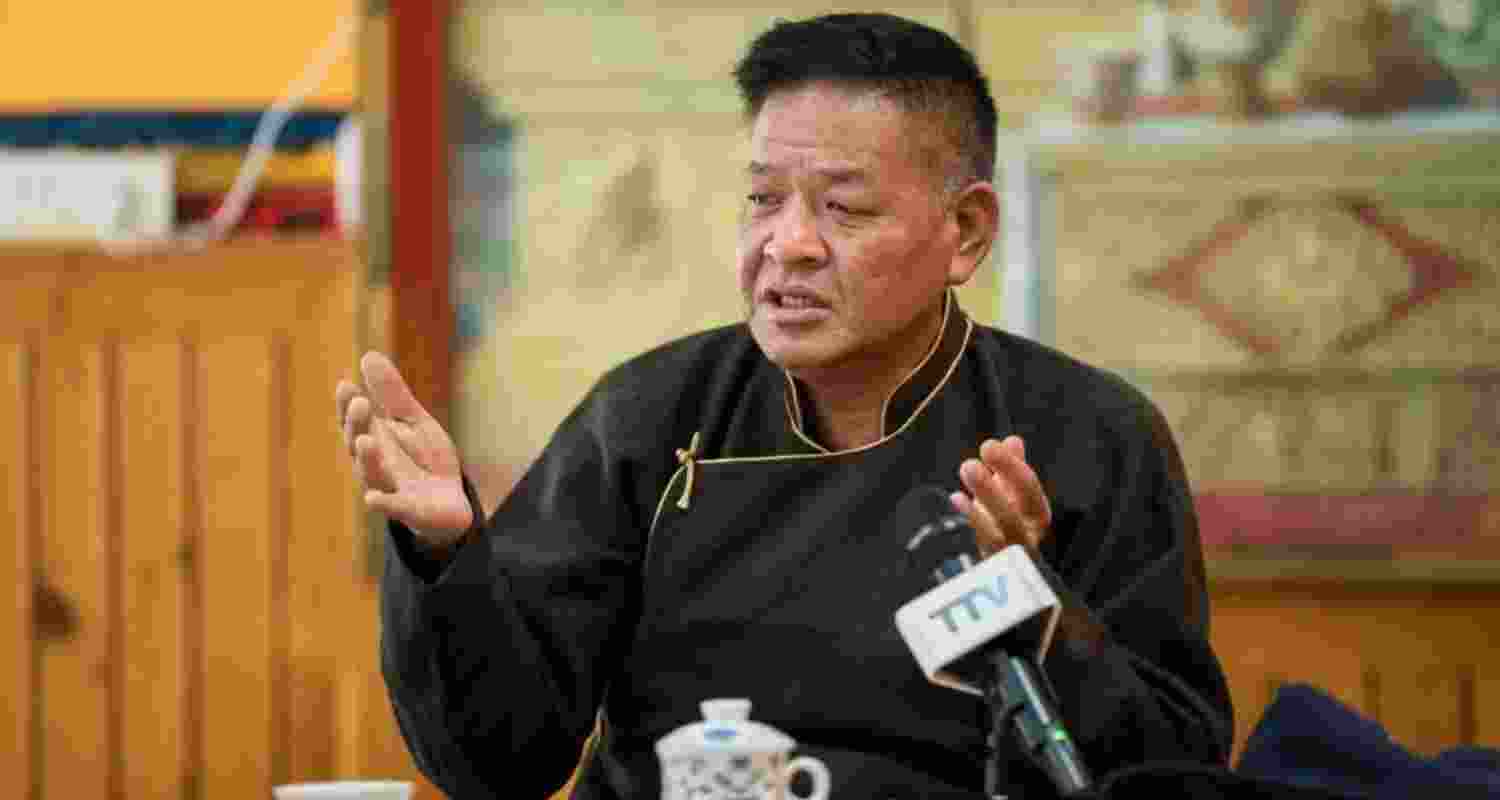 Penpa Tsering, the Sikyong or political leader of the government-in-exile.