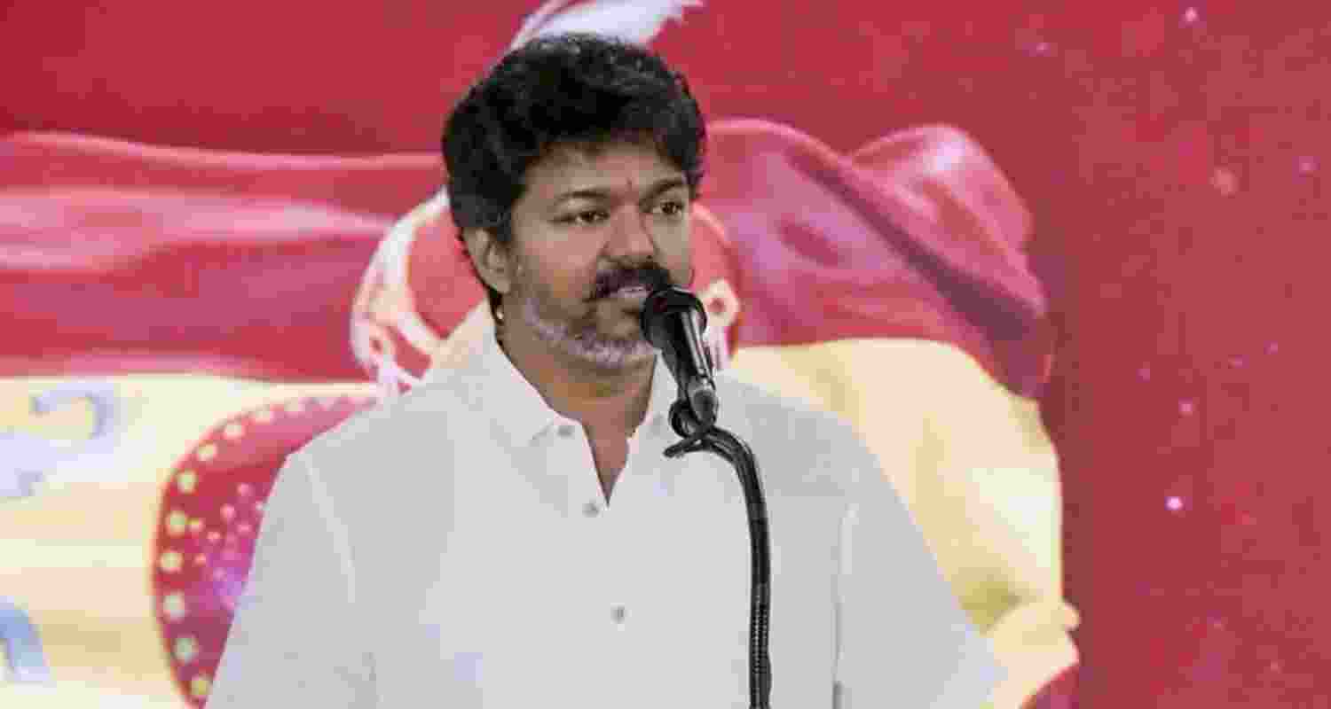 Tamilaga Vetri Kazhagam chief Vijay - file image.