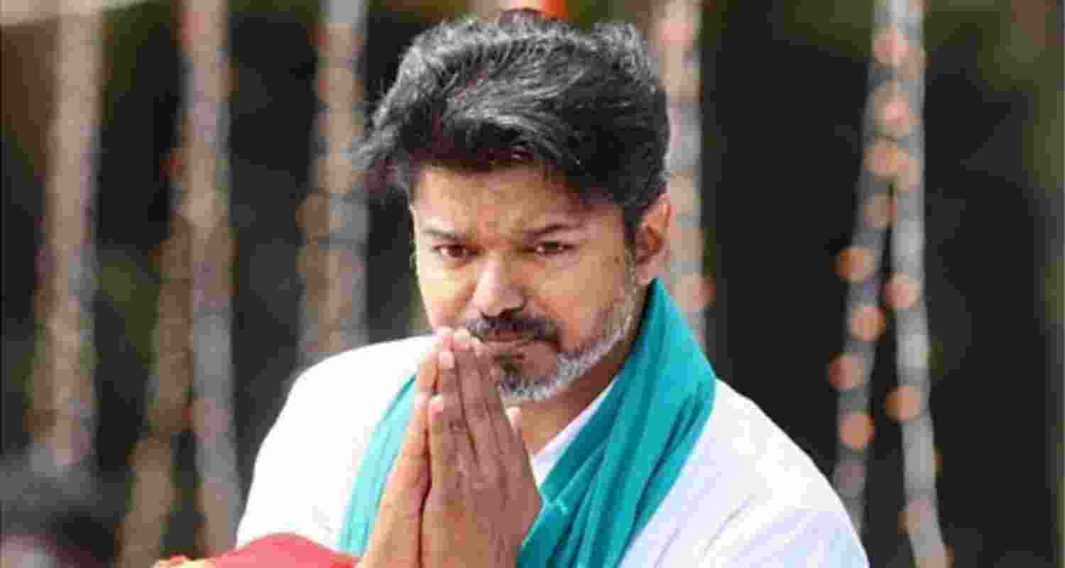 TVK chief Vijay - file image.