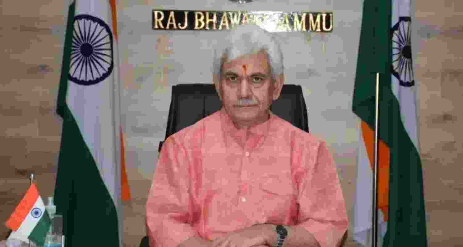 Jammu and Kashmir Lieutenant Governor Manoj Sinha.