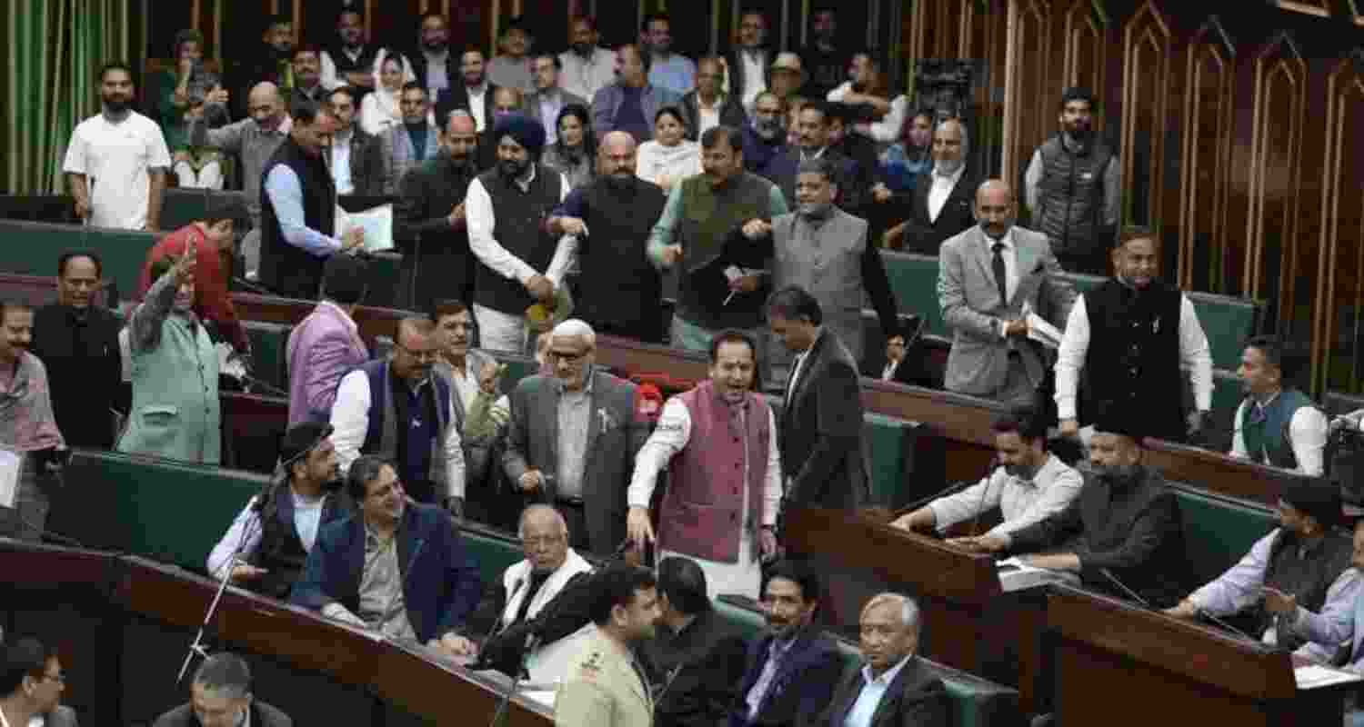 'Vote chor' slogan echoes in J&K Assembly as NC targets BJP