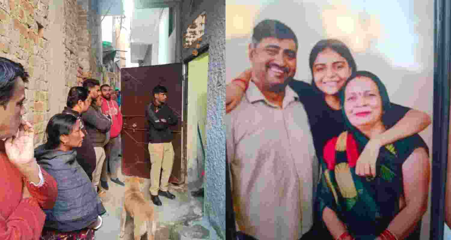 The victims have been identified as Rajesh (53), Komal (47), and their 23-year-old daughter Kavita.