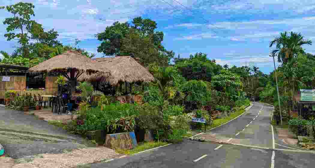 A view of Mawlynnong in Meghalaya's East Khasi Hills, famed as Asia’s cleanest village.