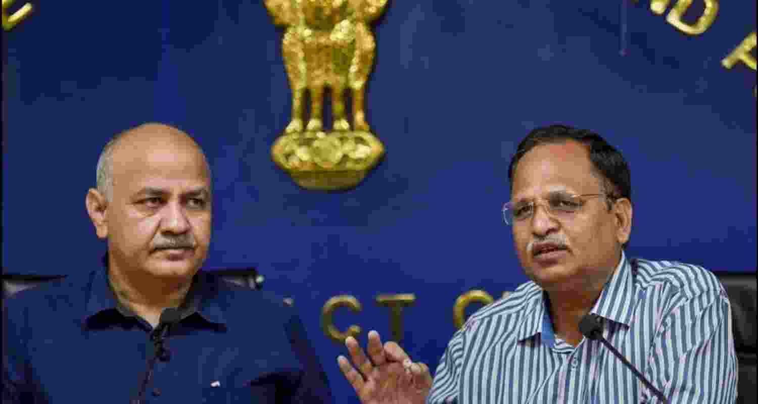 Manish Sisodia was the education minister while Satyendar Jain was PWD minister in Delhi government when the alleged irregularities took place.