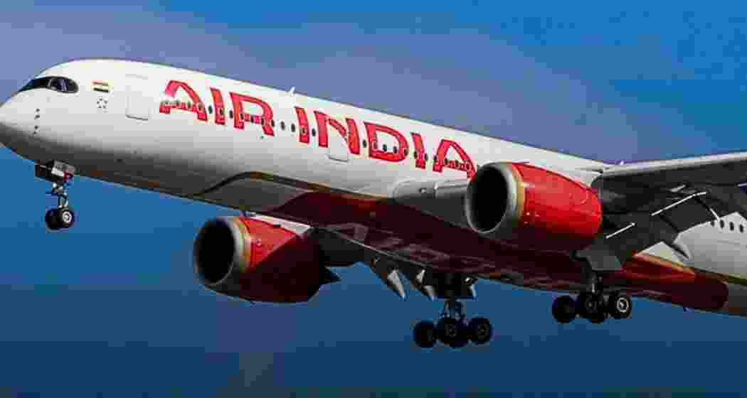 An Air India Boeing 787-8 Dreamliner takes flight.