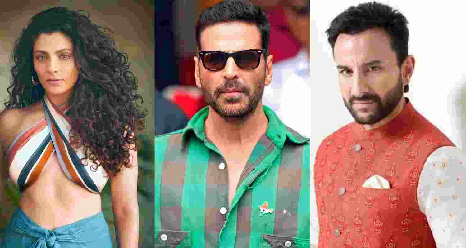 The film brings together Akshay and Saif after 17 years. Their last movie together was "Tashan" in 2008, also starring Saif’s wife Kareena Kapoor Khan.