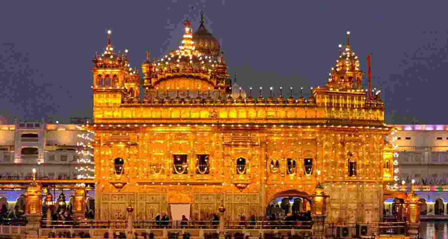 The Golden Temple in Amritsar.