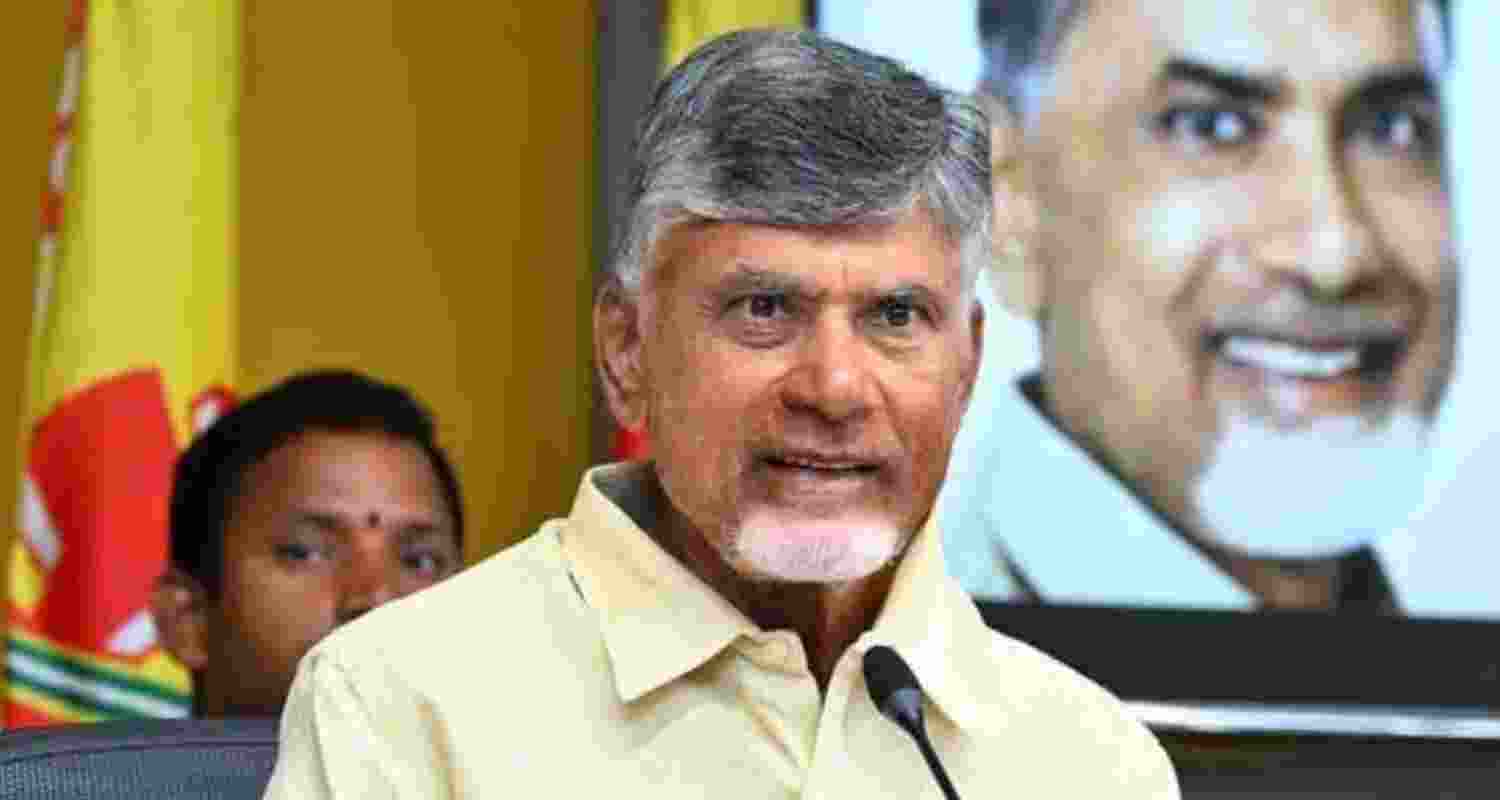 Andhra Pradesh Chief Minister N Chandrababu Naidu - file image.