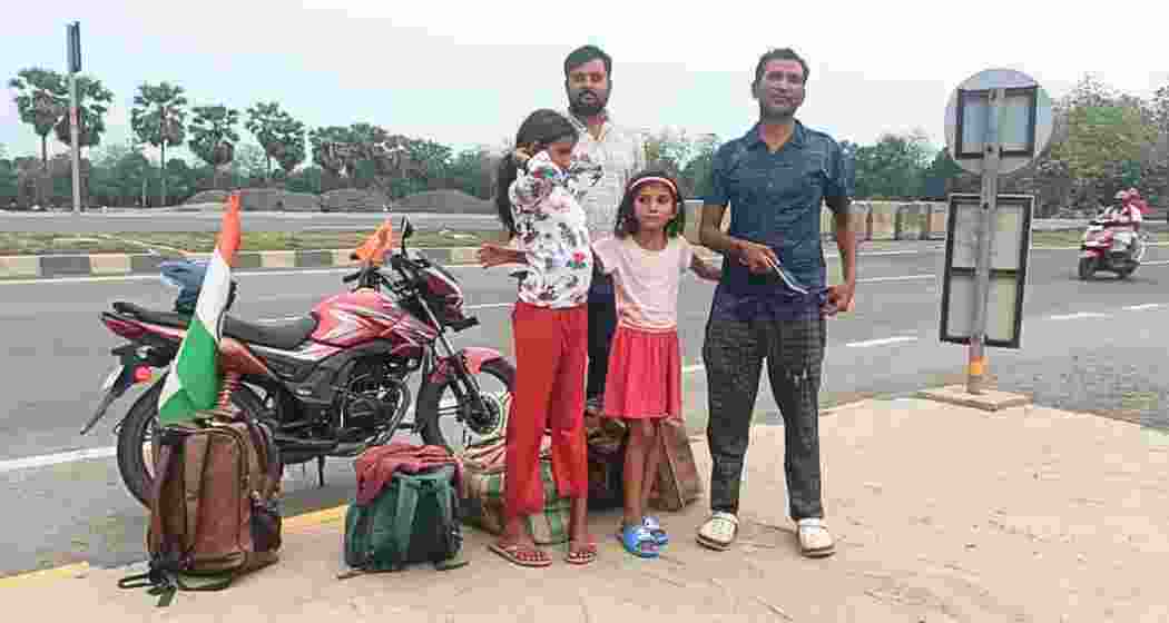 Anil Chauhan, a navigation officer, on his India march with his daughters, demanding capital punishment for rapists – a journey born out of grief and hope for a safer India.