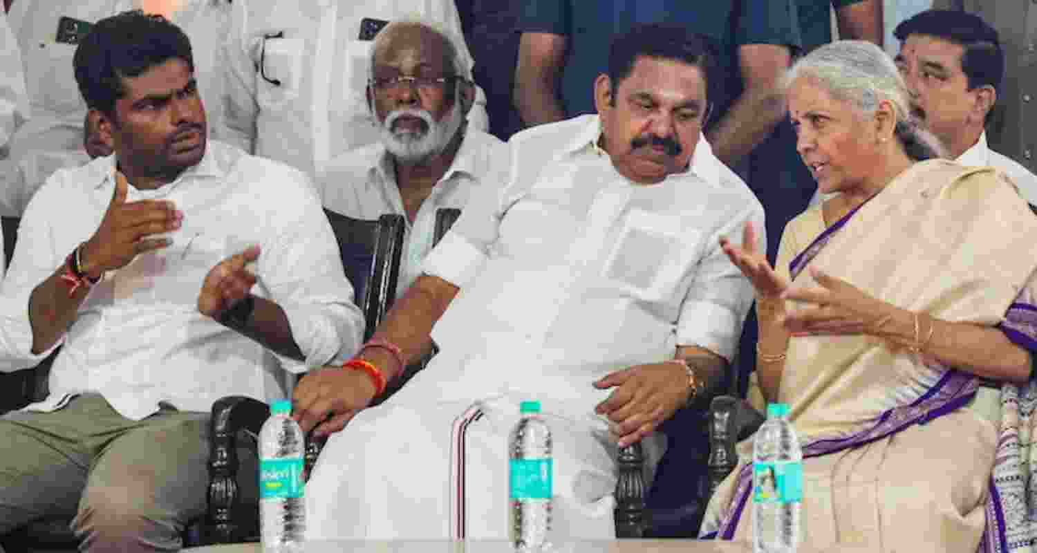 Annamalai supports EPS as TN CM candidate for 2026