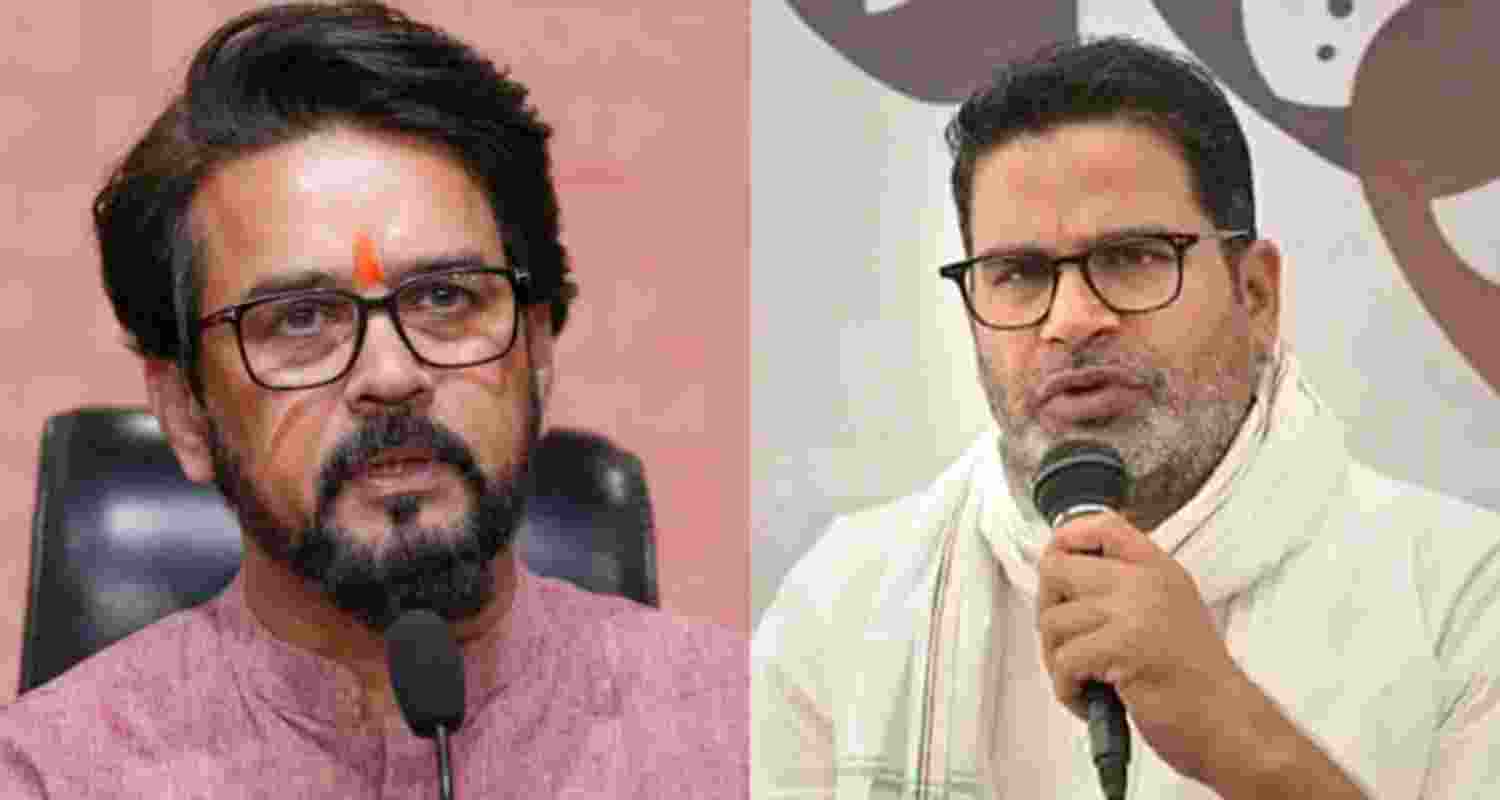 Anurag Thakur has taken a swipe at Jan Suraaj Party chief Prashant Kishor.