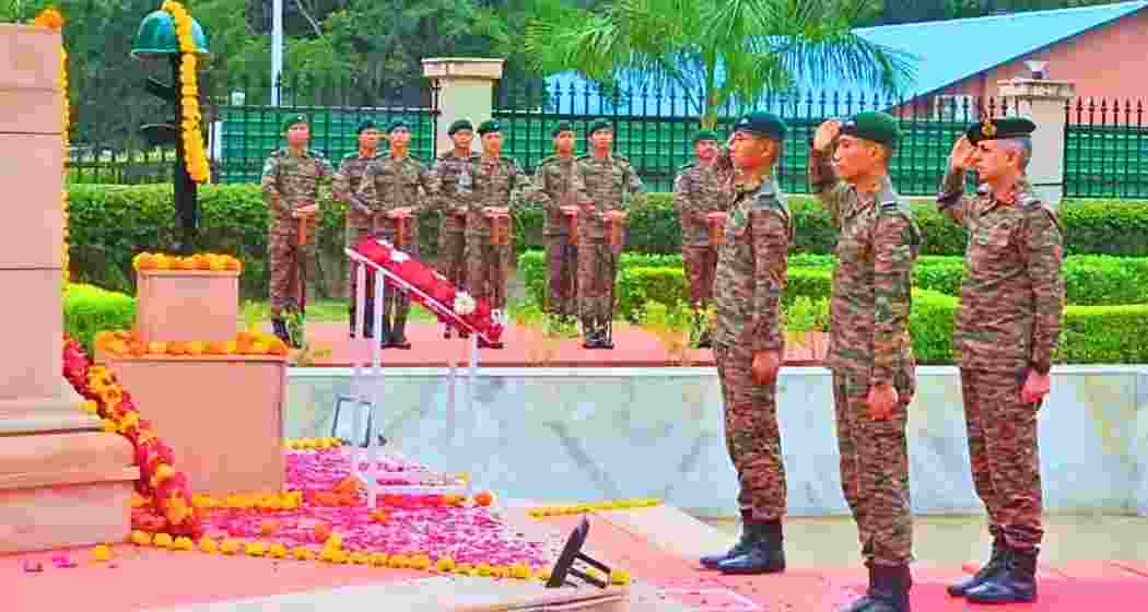 CRPF personnel and officials paid tribute at the newly inaugurated memorial in Sukma on Monday, honouring 76 security personnel killed in the 2010 Maoist ambush in Bastar region. (Representational image)