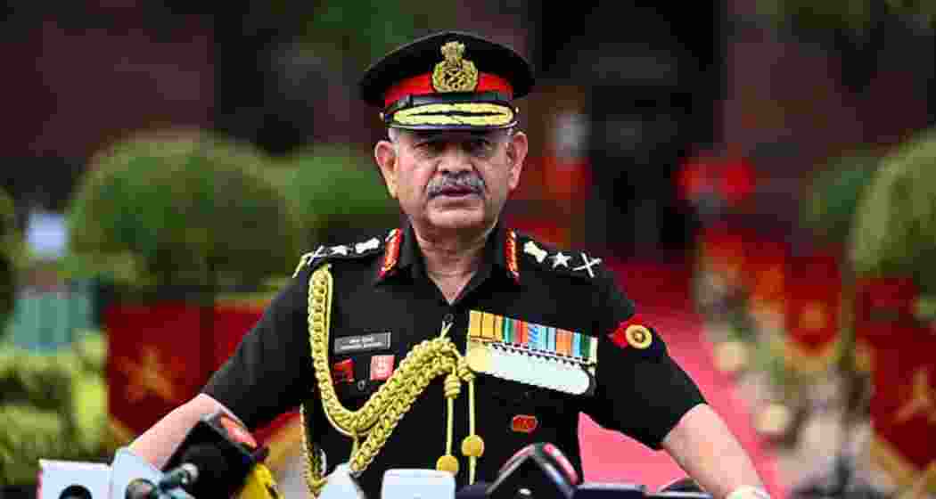 A file photo of  Army Chief General Upendra Dwivedi.  