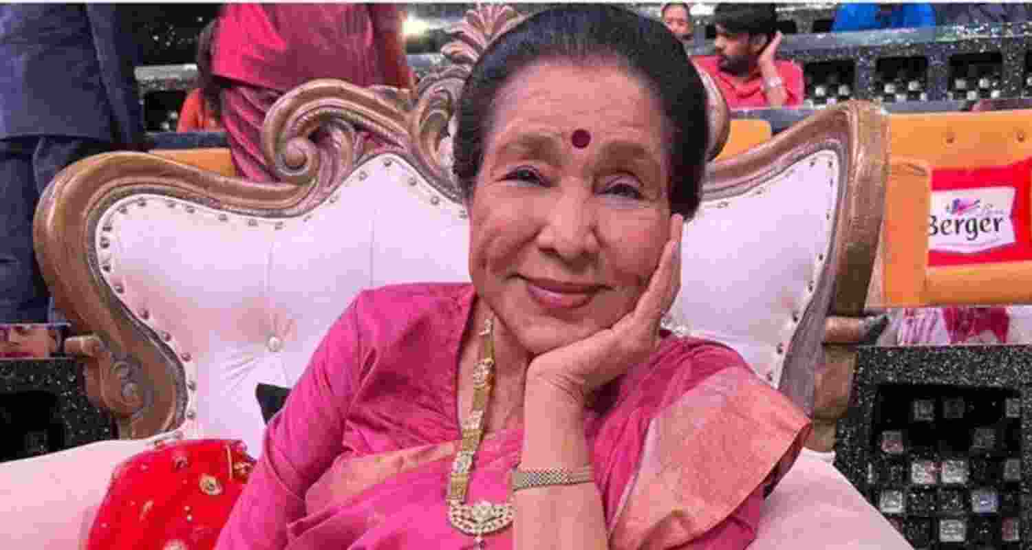 Singer Asha Bhosle - file image.