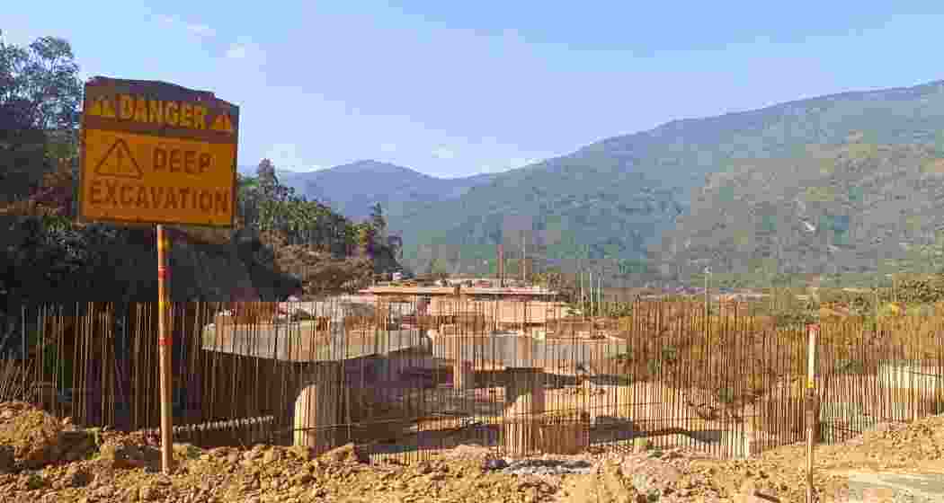 Construction work on the Silchar–Saurashtra East–West Corridor at Dolai Chunga in Dima Hasao district remains suspended after villagers blocked activity. (File photo)