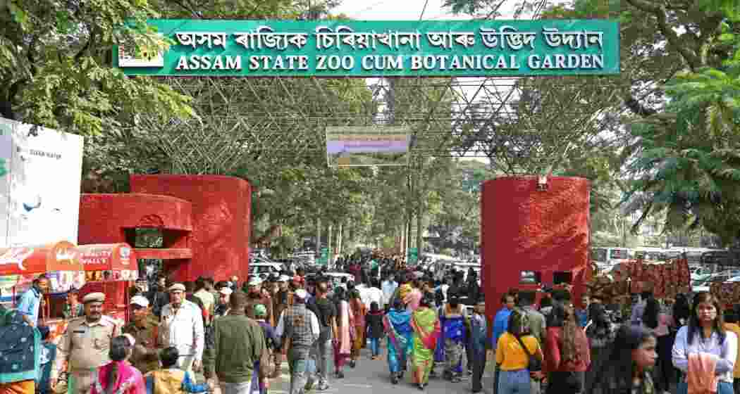 Visitors at Assam State Zoo-cum-Botanical Garden. (File Photo)