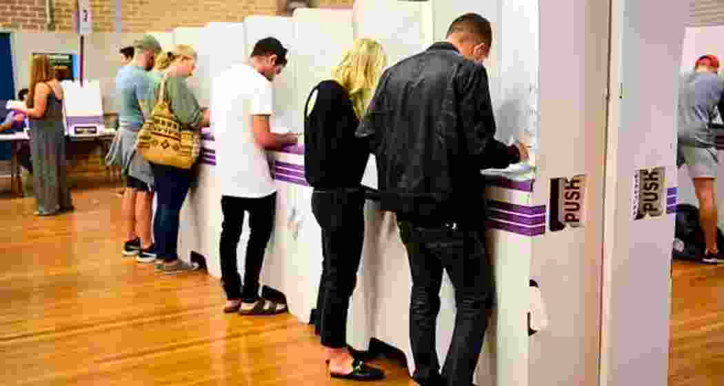 Australians casting their votes. Representative image. 