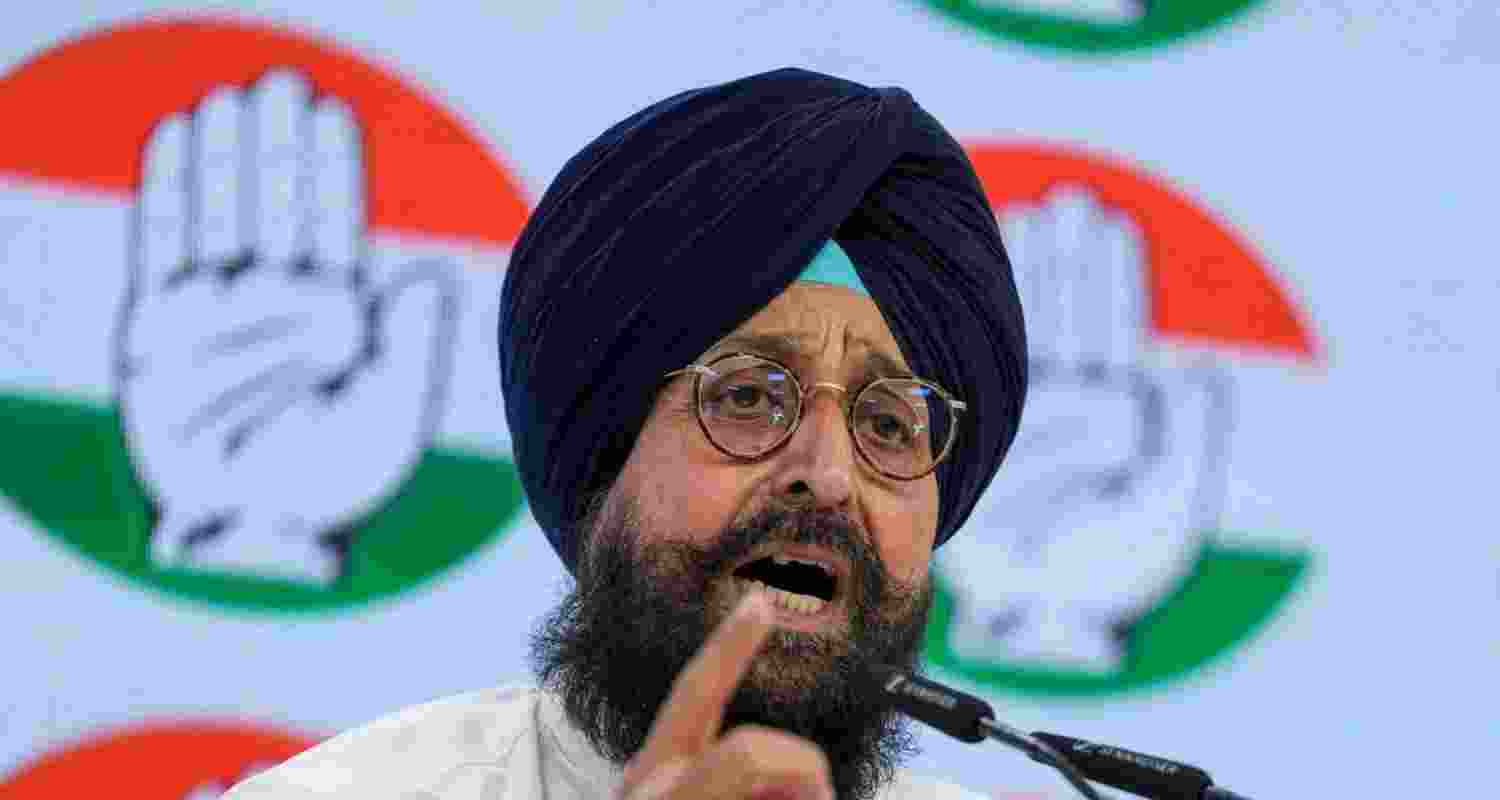 Congress leader Partap Singh Bajwa. Image: X Congress leader Partap Singh Bajwa. Image: X