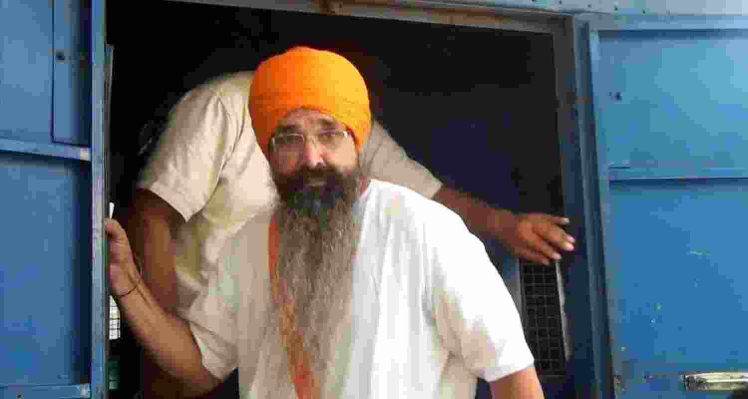 A representative image of Balwant Singh Rajoana. Photo credit - X.