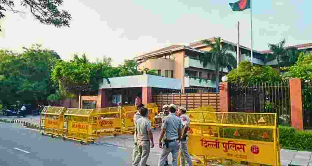 A file photo of the Bangladesh High Commission in New Delhi. (PTI)