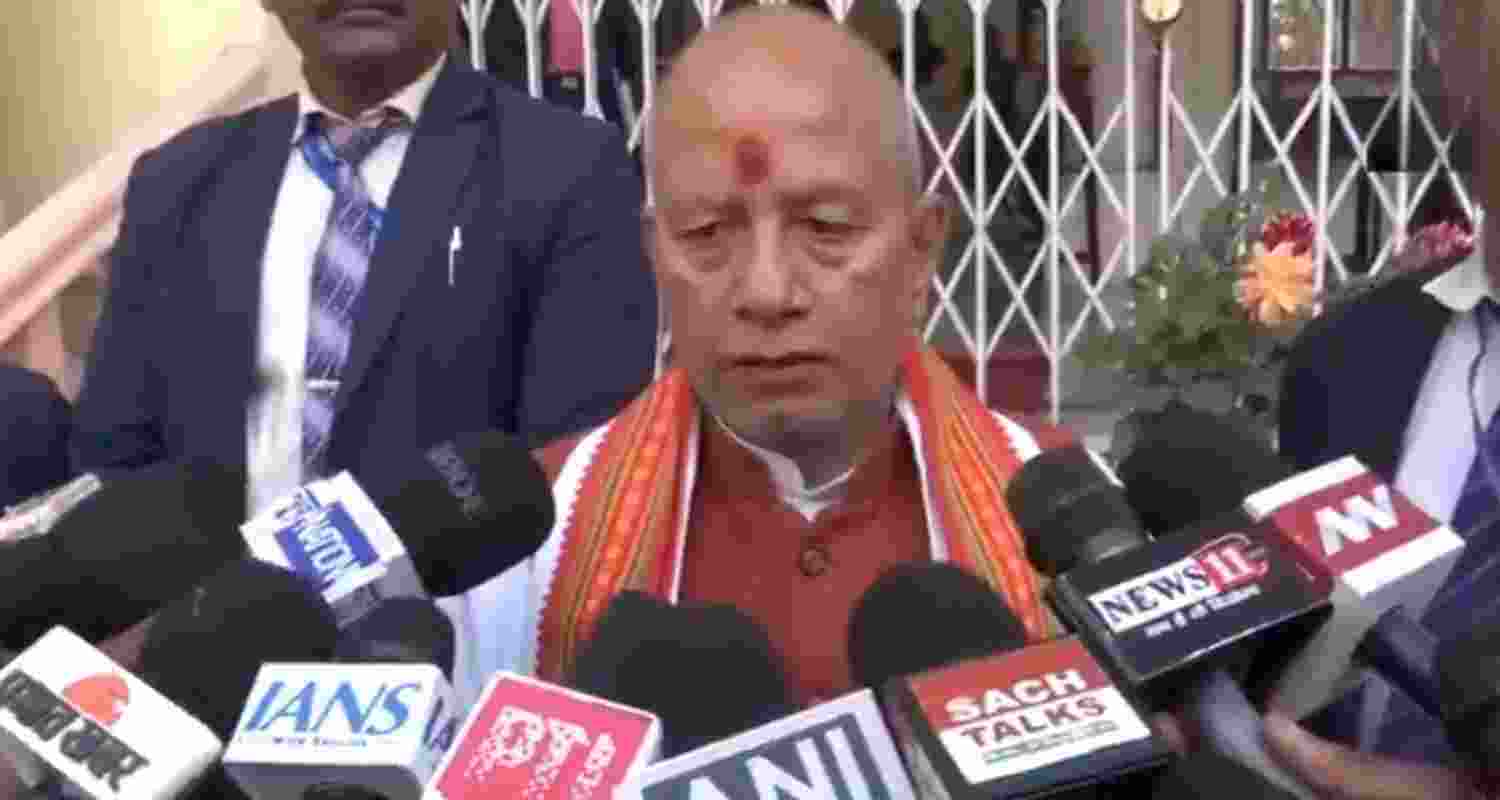 Deputy Chief Minister Vijay Kumar Sinha. 