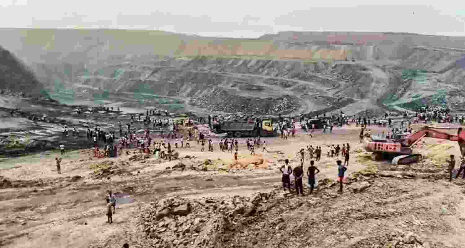 The coal mine in West Bengal's Birbhum.