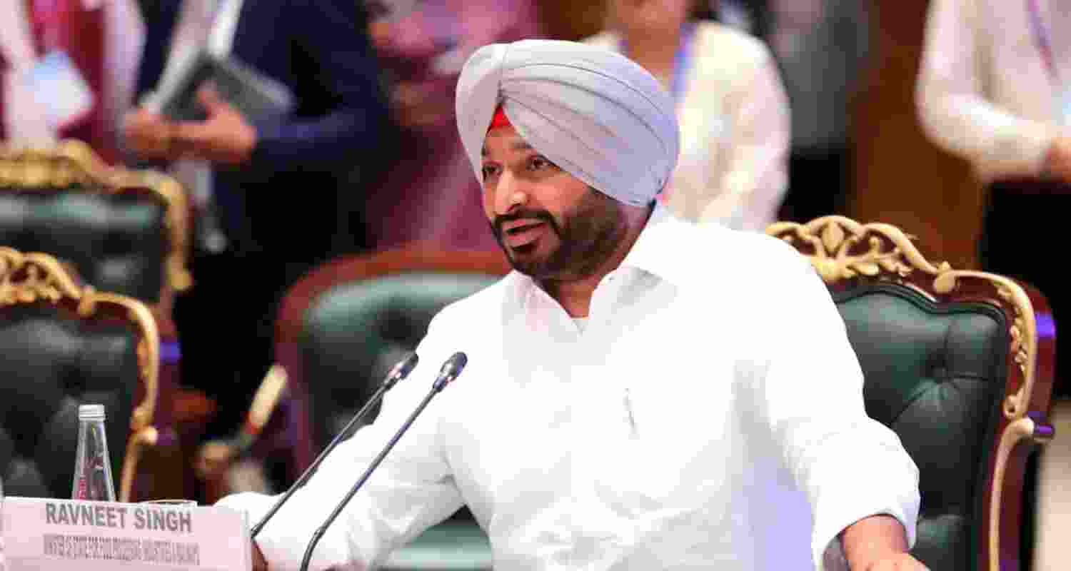 Minister of State for Railways Ravneet Singh Bittu.