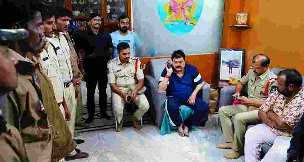 Telangana BJP leader Ramachandra Rao placed under house arrest.