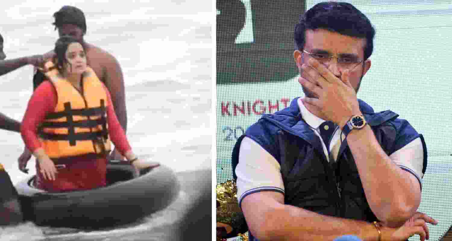 Narrow escape for Sourav Ganguly's family in Puri sea