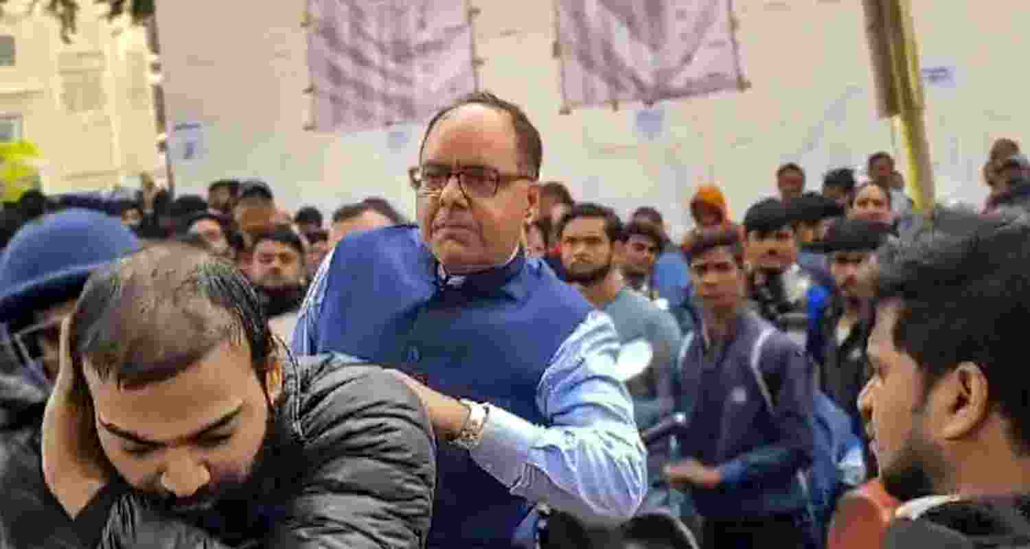 District magistrate of Patna in Bihar was caught on camera slapping a Bihar Public Service Commission (BPSC) aspirant on December 13.